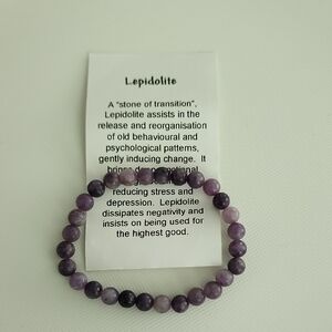 Lepidolite Stretch Bracelet